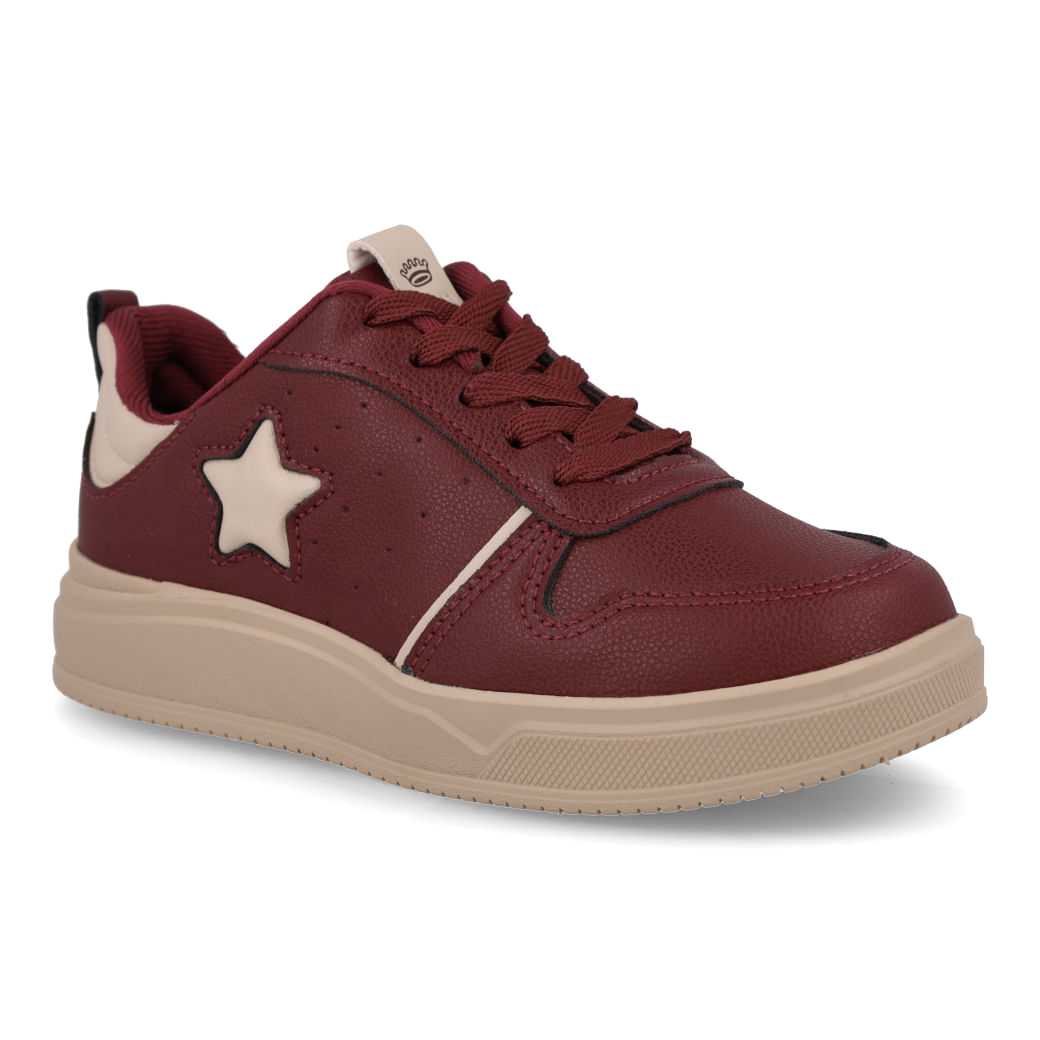 Pink Cats Tenis V5512-0004 Bordo-Marfim Sint_4__30